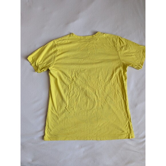 Ocean Pacific OP T-Shirt Mens Medium Reversible Vintage Y2K Graphic Tee Yellow - Picture 7 of 11